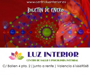 Boletin de enero del Centro Luz Interior